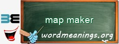 WordMeaning blackboard for map maker